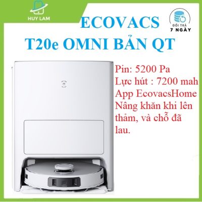 Robot hút bụi lau nhà Ecovacs Deboot T20 E OMNI, QT