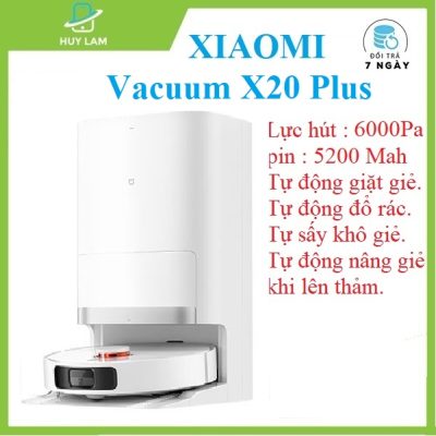 X20 Plus - Robot hút bụi Xiaomi Vacuum Bản Quốc tế, Nhập khẩu chính hãng