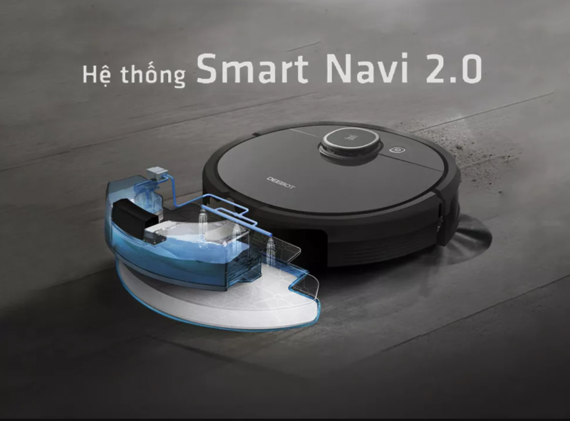 Robot hút bụi lau nhà Ecovacs T5 Power