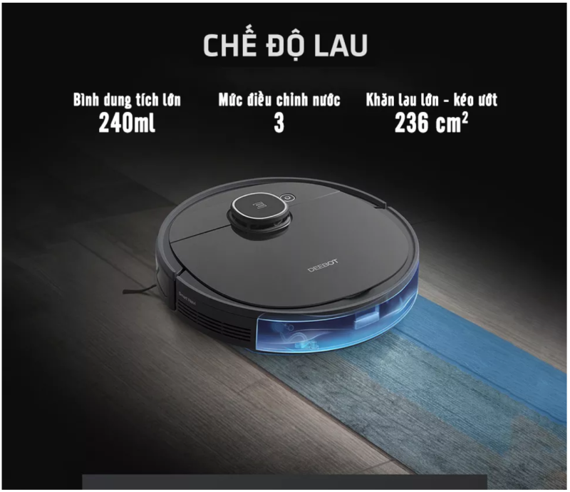 Robot hút bụi lau nhà Ecovacs T5 Power