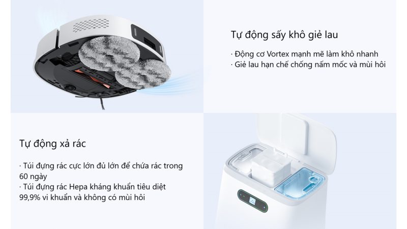 Robot Hút Bụi Lau Nhà Xiaomi Roidmi EVA