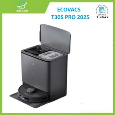 Ecovacs T30S , lực hút 11.000 Pa, giặt nước nóng 75'C, bản quốc tế chính hãng Ecovacs (Camera quan sát và đàm thoại 2 chiều)