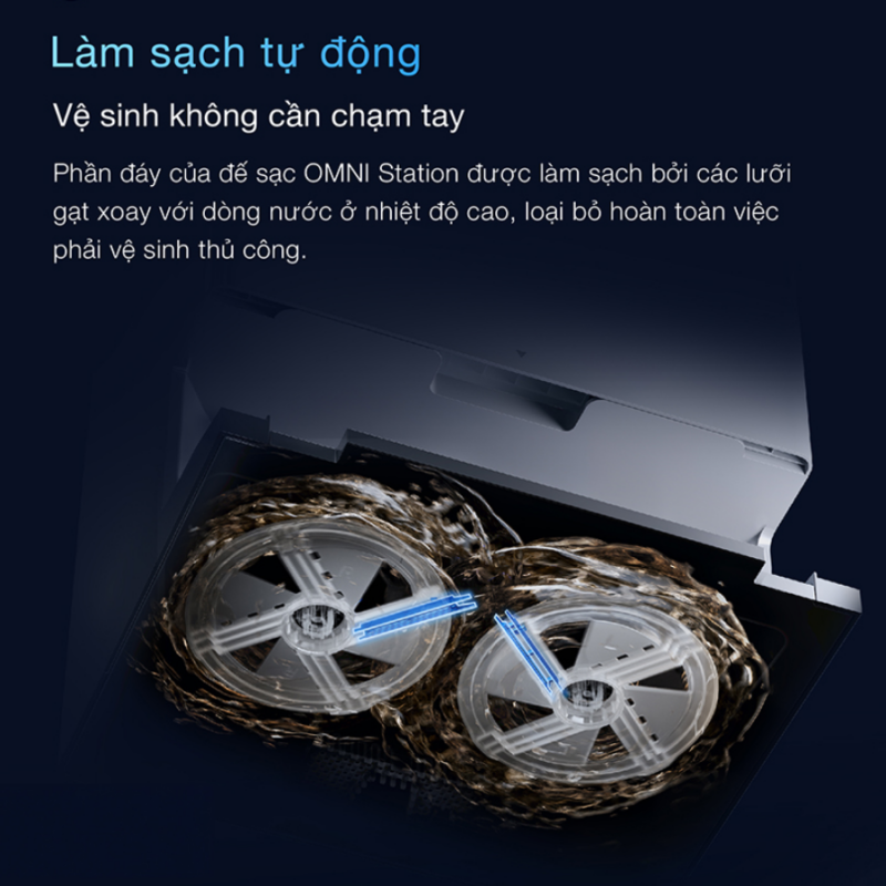 Ecovacs T50 Pro Omni – Trắng/Đen ( bản QT chính hãng)