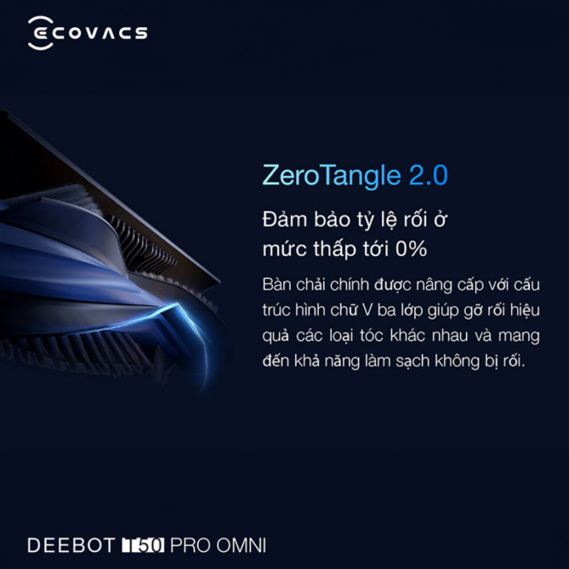 Ecovacs T50 Pro Omni – Trắng/Đen ( bản QT chính hãng)