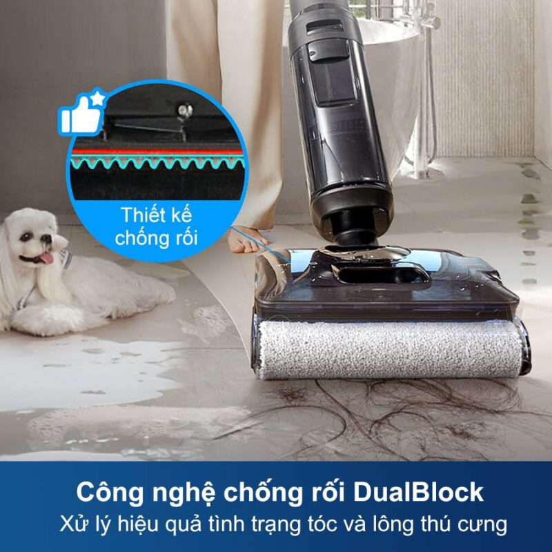 Máy hút bụi lau sàn khô ướt Tineco FLOOR ONE S7 Stretch Steam