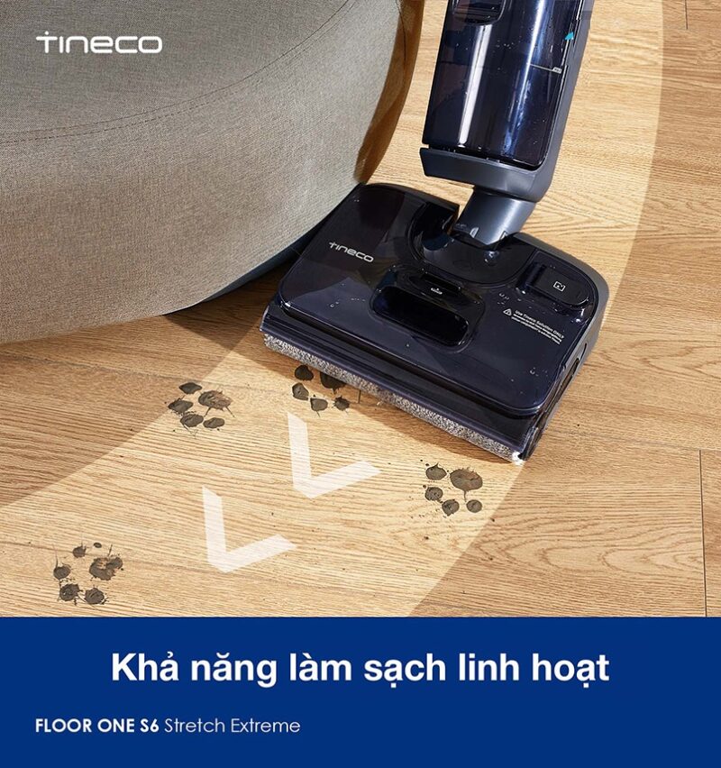 Máy hút bụi lau sàn khô ướt Tineco FLOOR ONE S6 Stretch Extreme