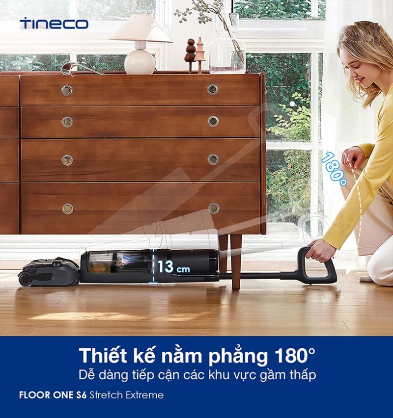 Máy hút bụi lau sàn khô ướt Tineco FLOOR ONE S6 Stretch Extreme