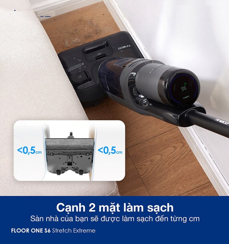 Máy hút bụi lau sàn khô ướt Tineco FLOOR ONE S6 Stretch Extreme