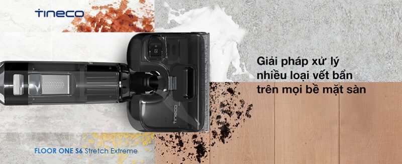 Máy hút bụi lau sàn khô ướt Tineco FLOOR ONE S6 Stretch Extreme
