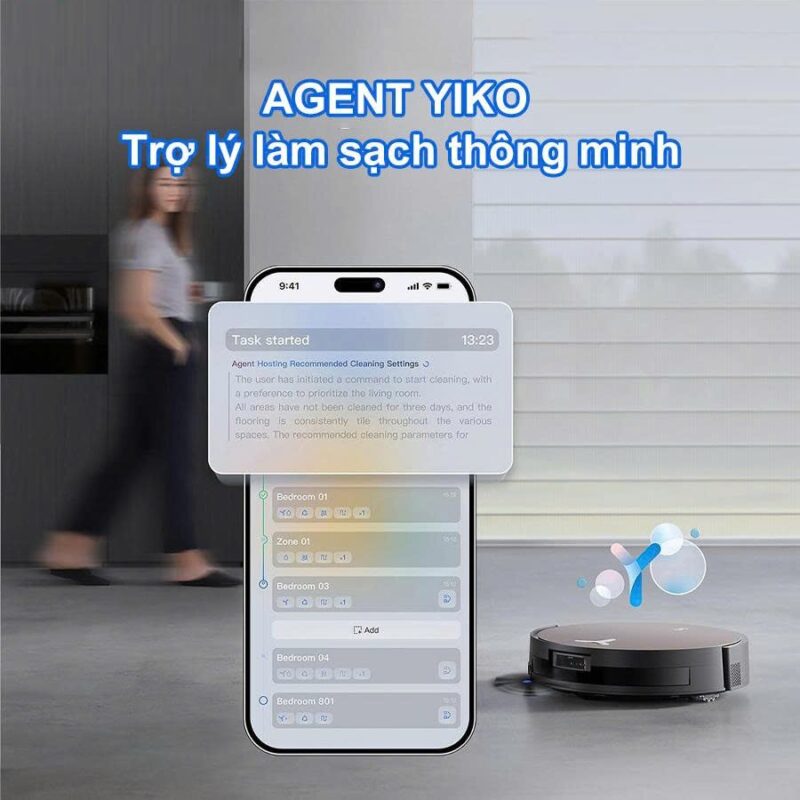 Robot hút bụi lau nhà Ecovacs Deebot X11 OmniCyclone – Bản Quốc Tế
